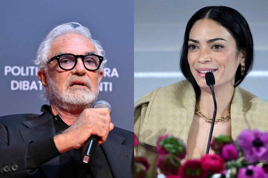 Foto combo Briatore ed Elodie