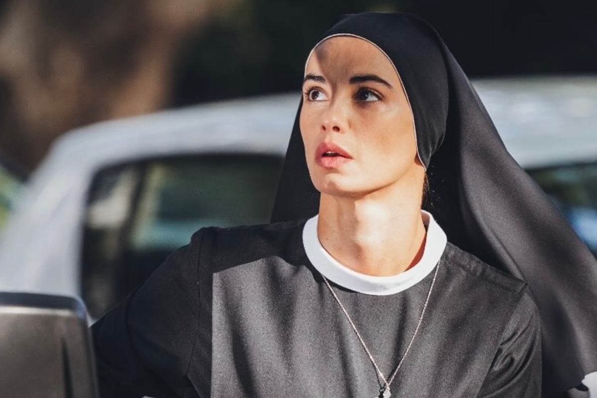 francesca chillemi nei panni di suor azzurra