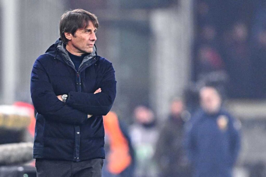 Antonio Conte in campo