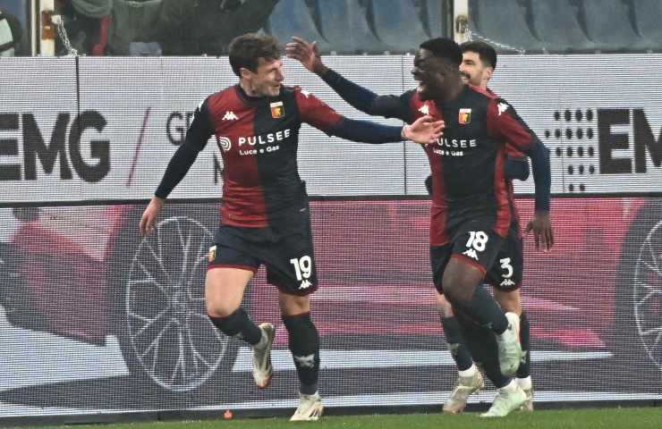 calciatori in campo durante una partita