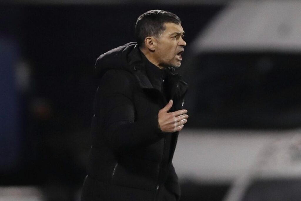 Sergio Conceiçao grida in campo