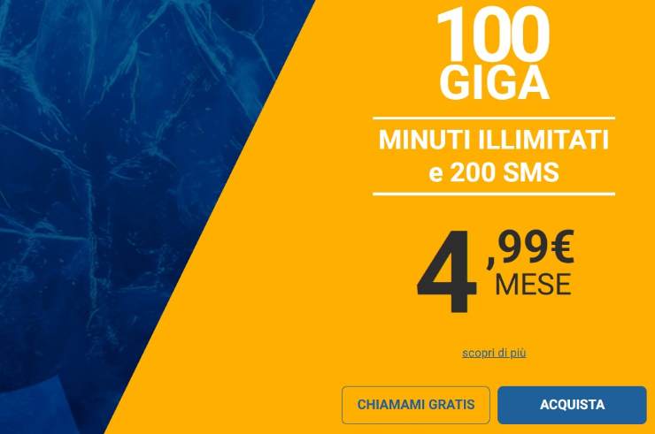 offerta 100 giga Kena