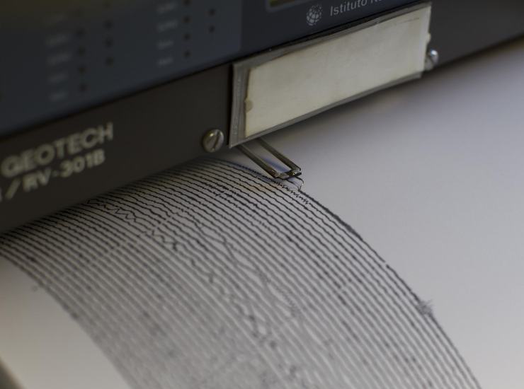 Sismografo primo piano