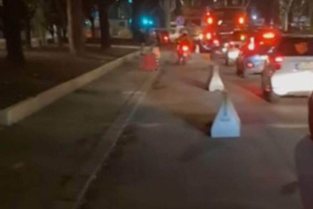 Traffico viale Mazzini Roma