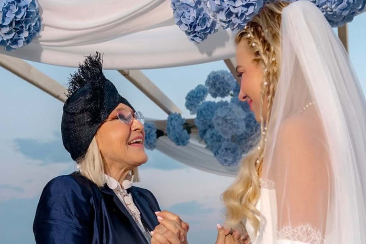 clizia ed eleonora il giorno del matrimonio