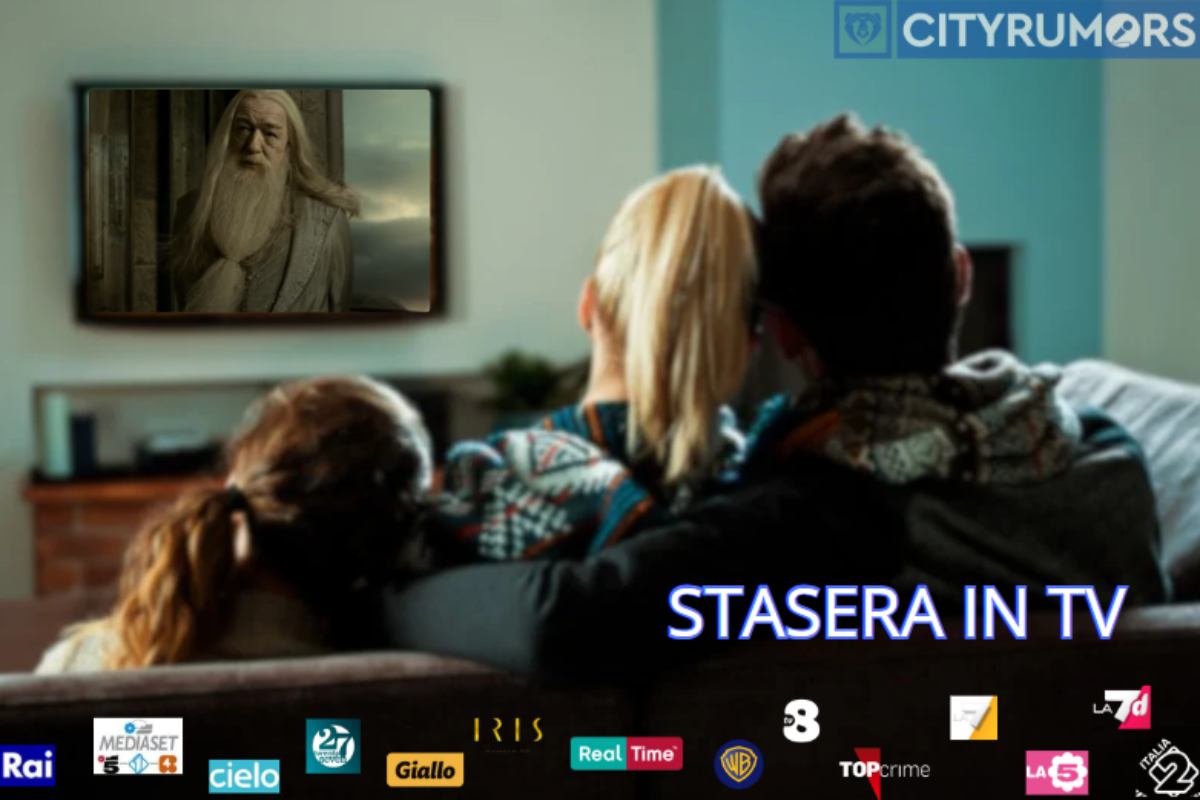 famiglia che guarda harry potter in tv