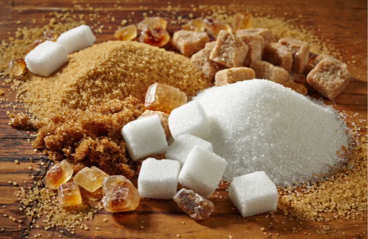 Vari tipi di zucchero