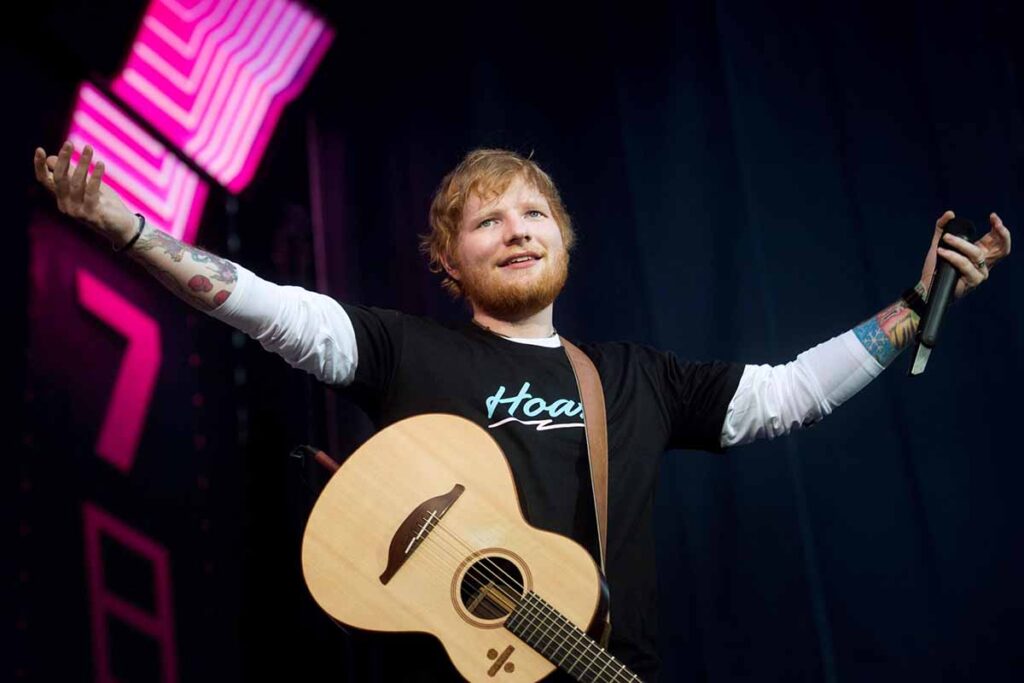 Ed Sheeran sul palco