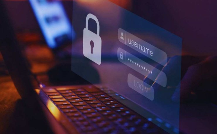 Schermata login al pc