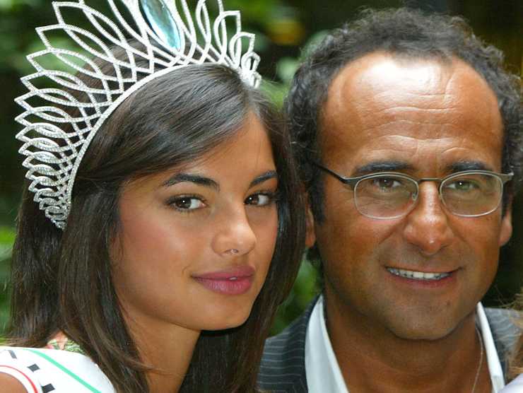 francesca chillemi insieme a carlo conti dopo miss italia