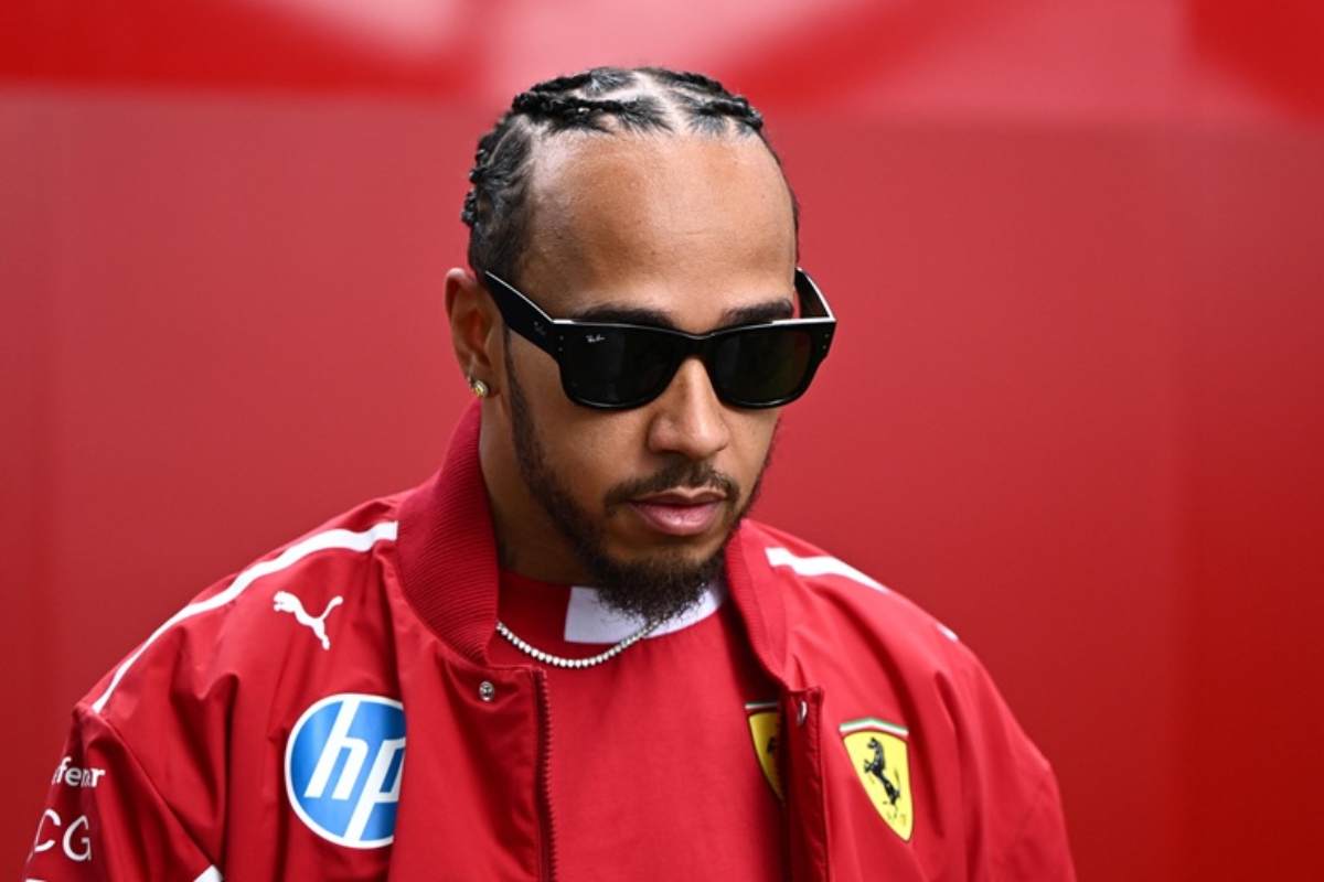 Lewis Hamilton in primo piano