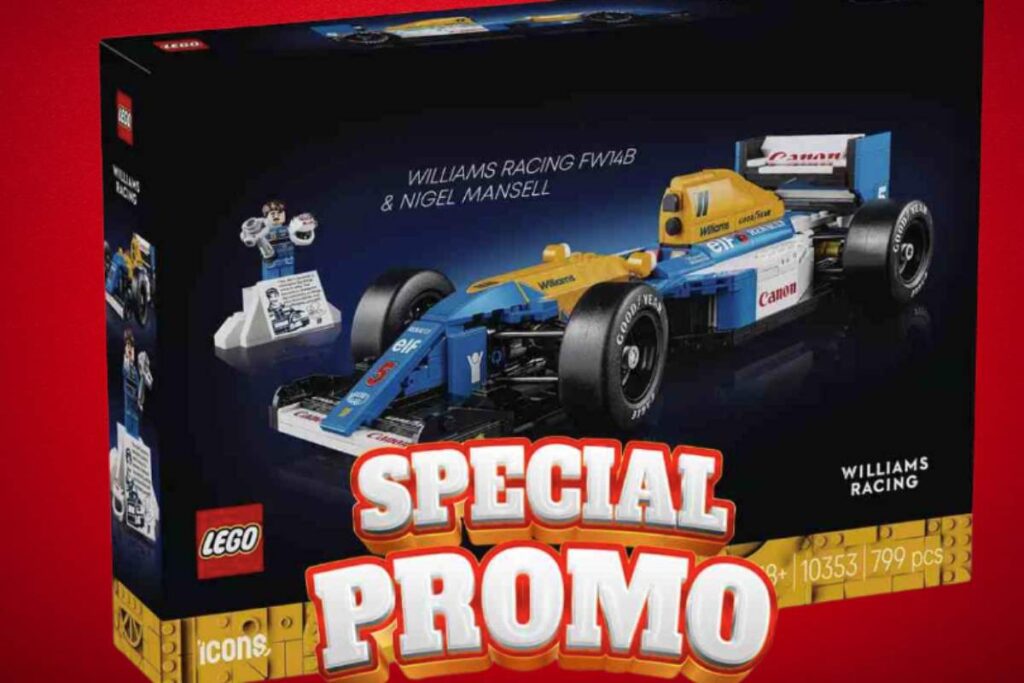 Modellino Lego Williams Nigel Mansell