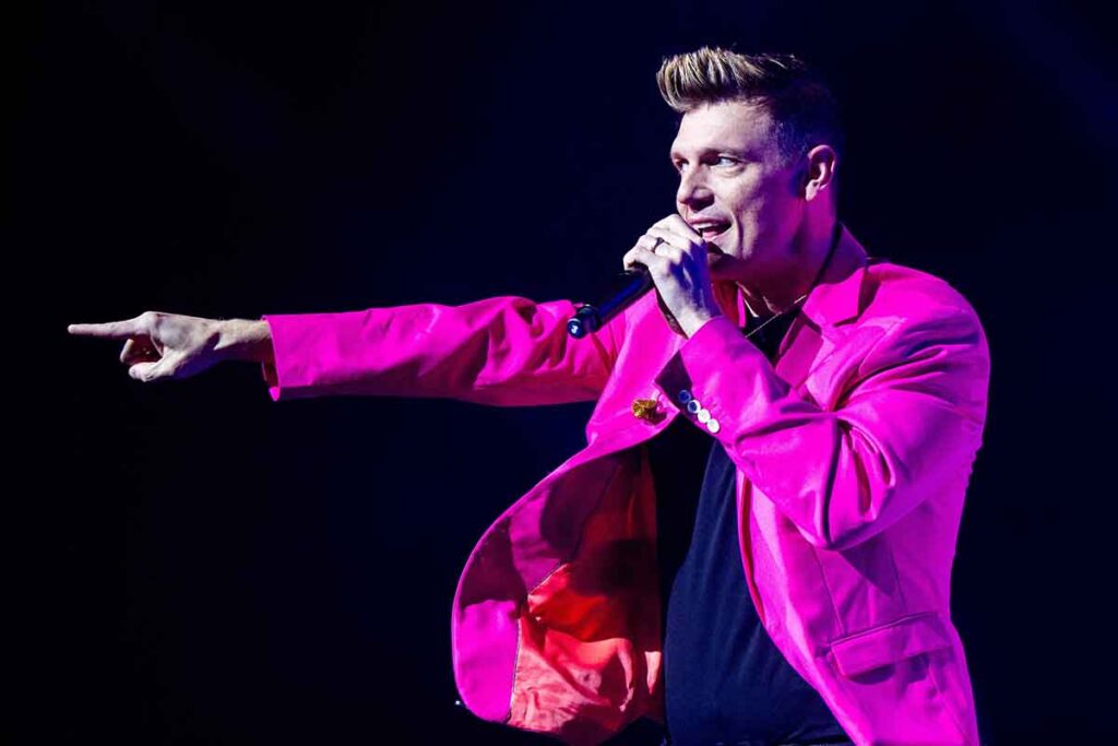 Nick Carter sul palco