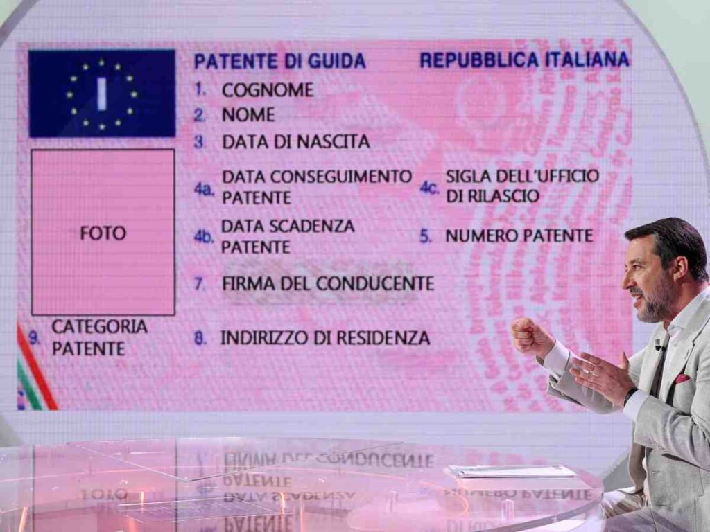 Una patente di guida