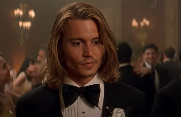 Johnny Depp in una scena di Blow