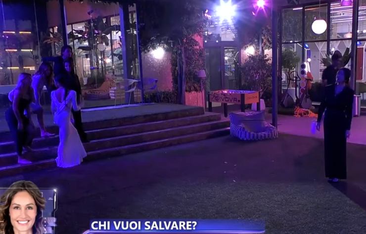 il giardino della casa del grande fratello