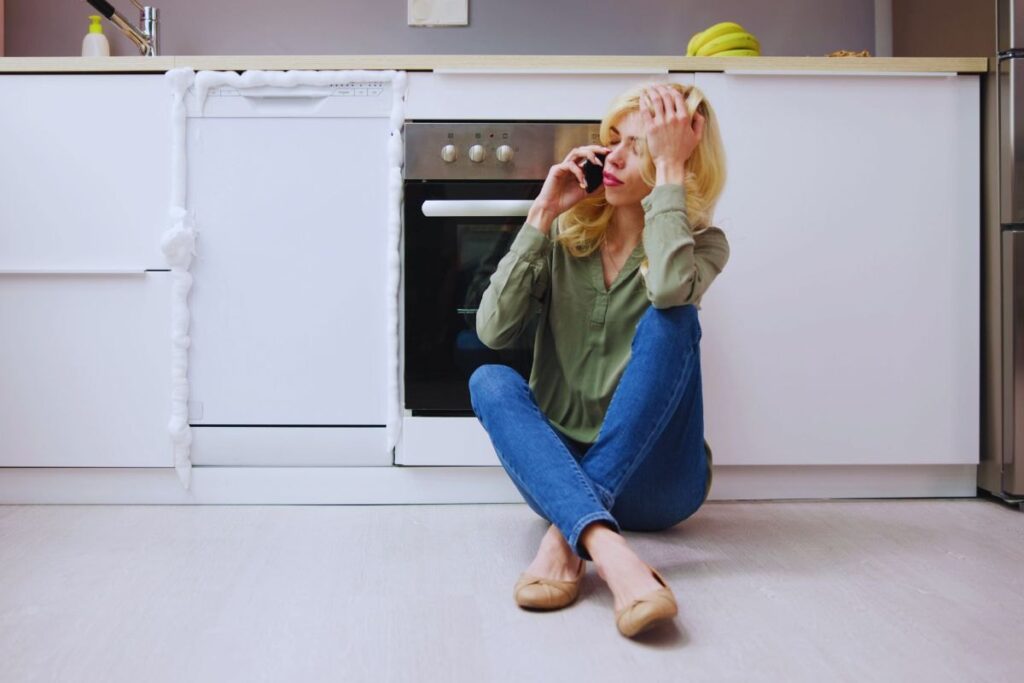 Donna disperata chiama tecnico per malfunzionamento lavastoviglie