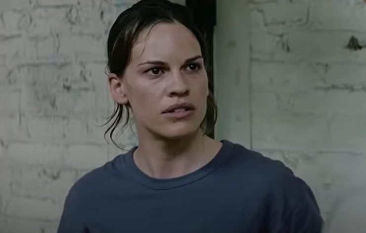 Una scena del film Million Dollar Baby