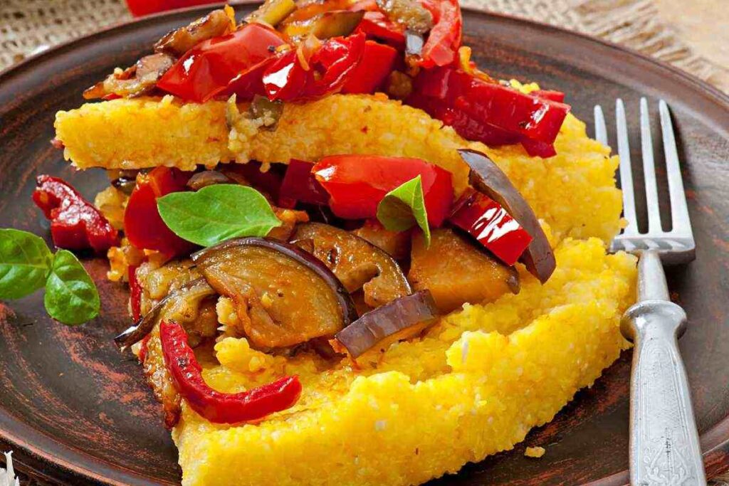 Polenta con verdure