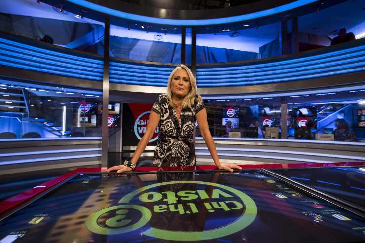 Federica Sciarelli nello studio di Chi l'ha visto