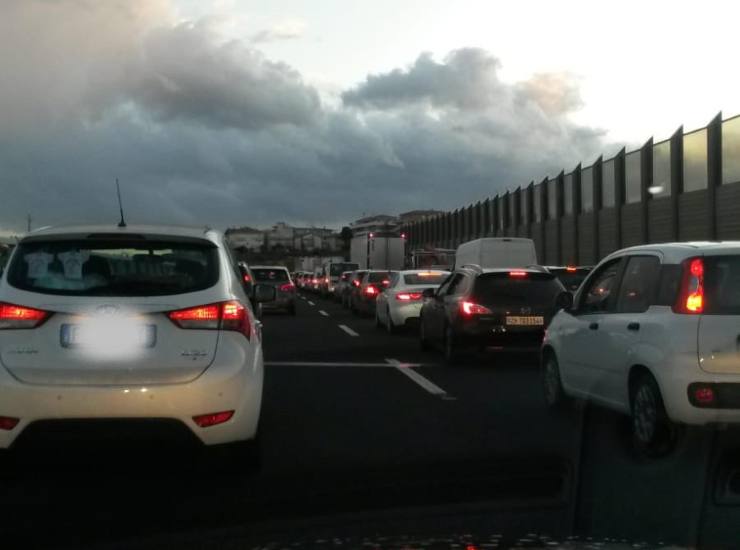 Autostrada trafficata