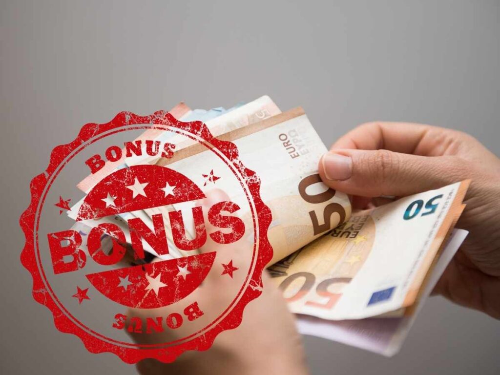 Banconote euro simbolo bonus