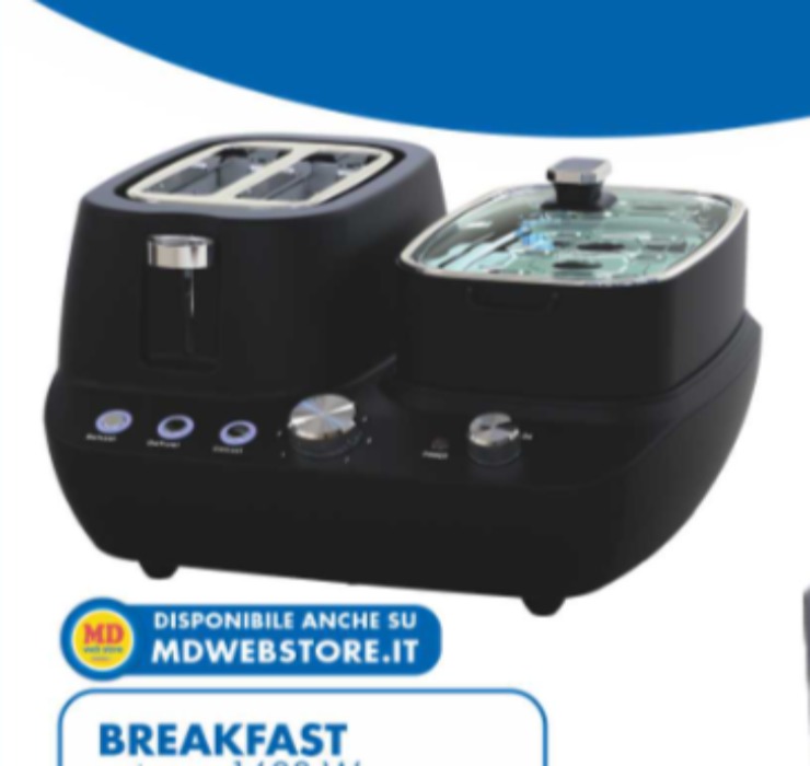 elettrodomestico nero da cucina multifunzione