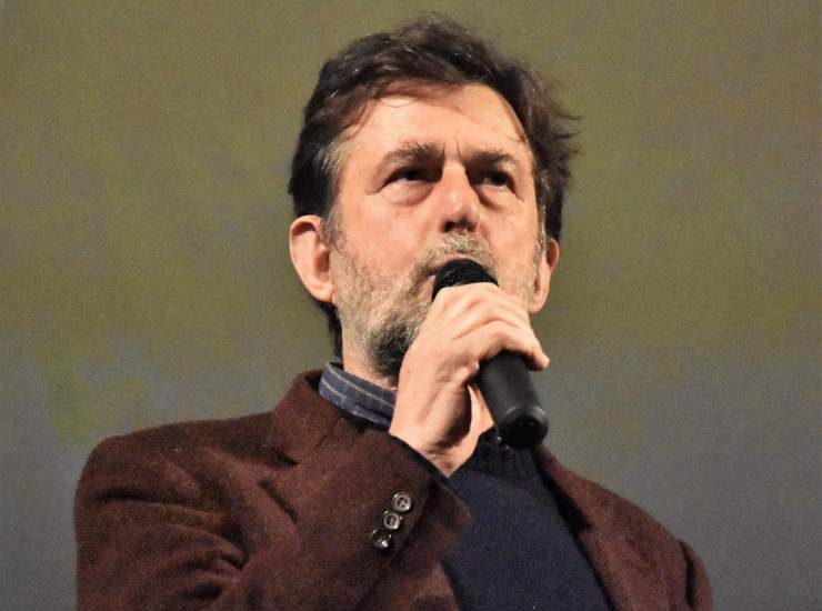 Nanni Moretti al microfono