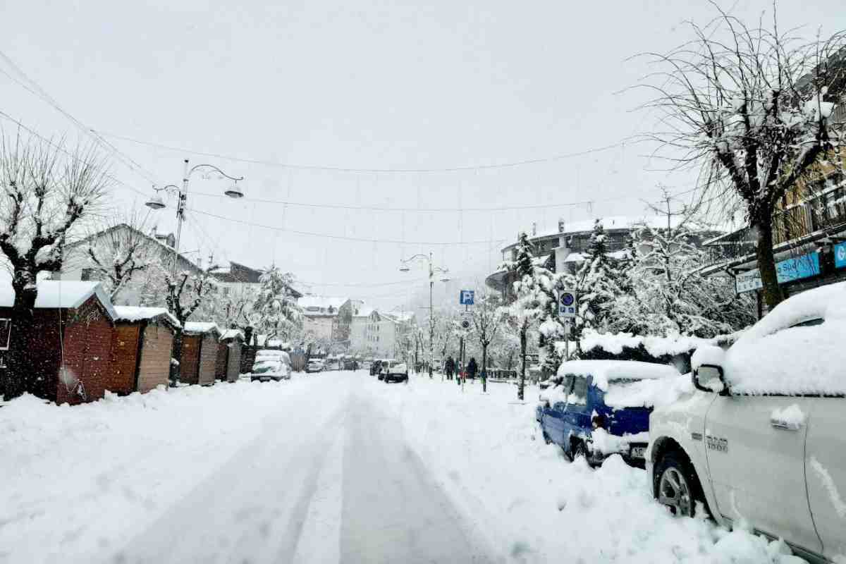 La neve in Abruzzo