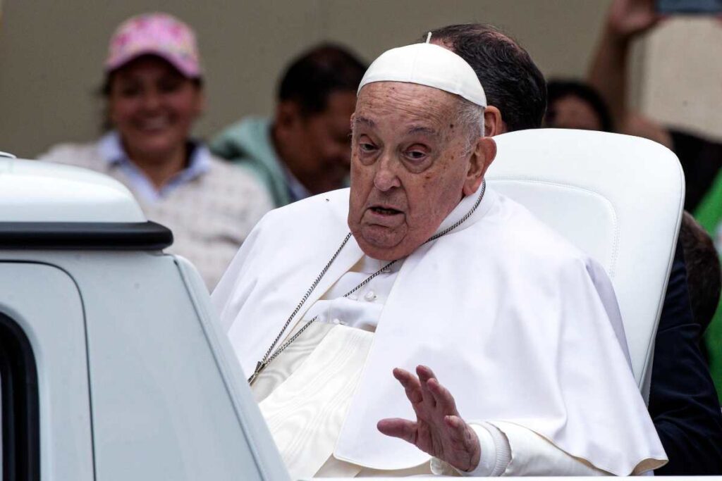 Papa Francesco primo piano