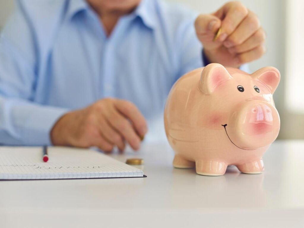 Pensionato salvadanaio