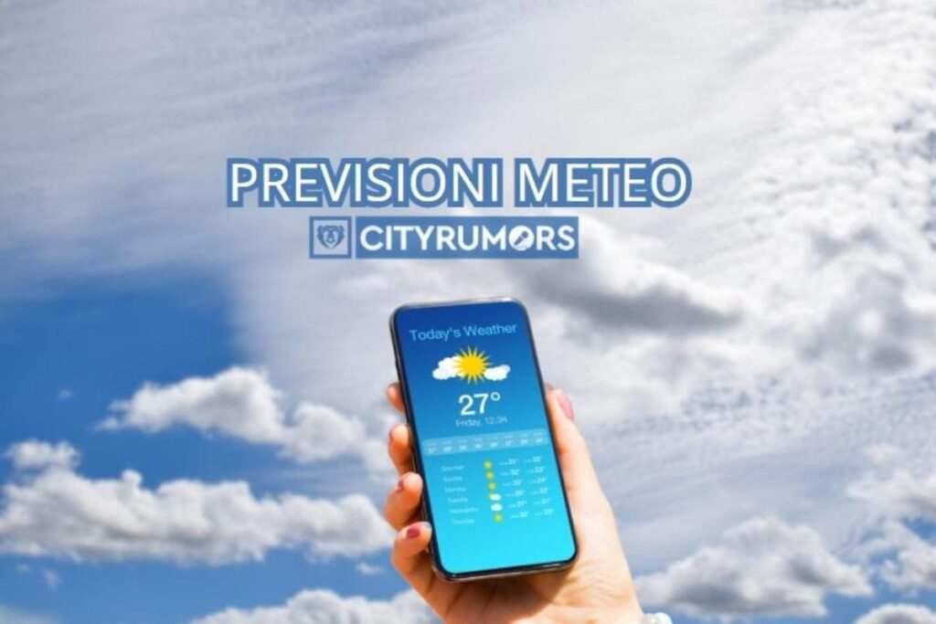 App meteo su smartphone