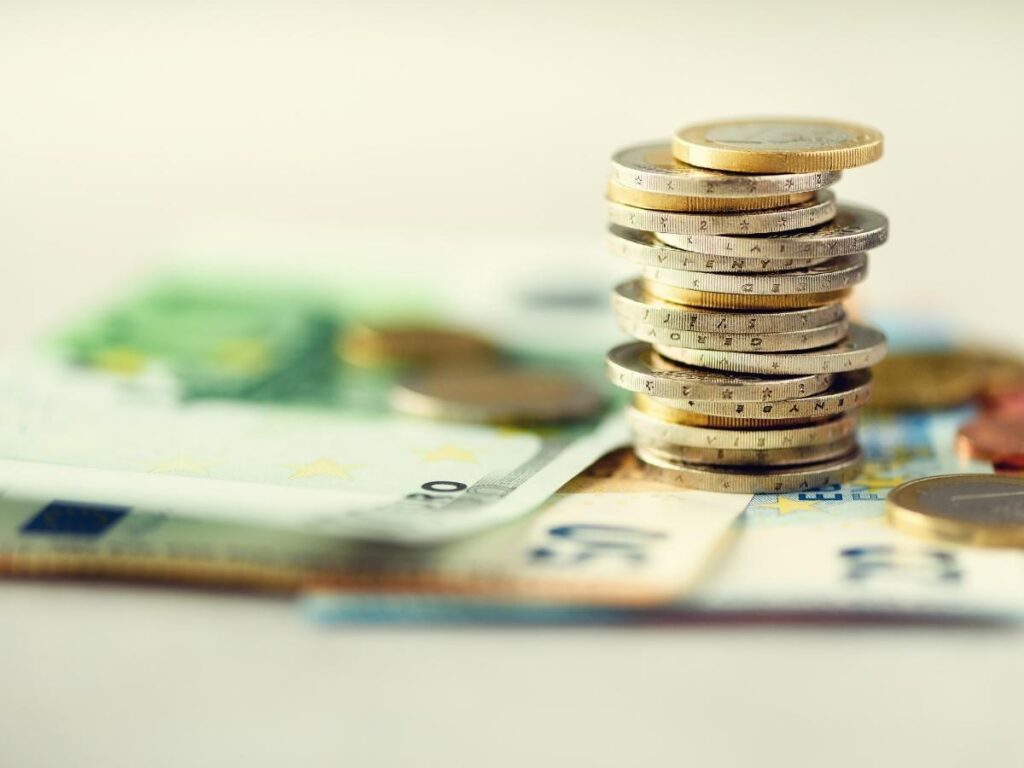 Soldi banconote monete