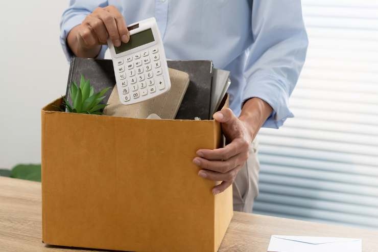 Scatolone con effetti personali