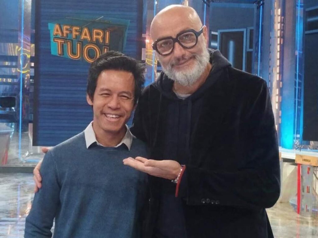 thanat insieme al dottore di affari tuoi