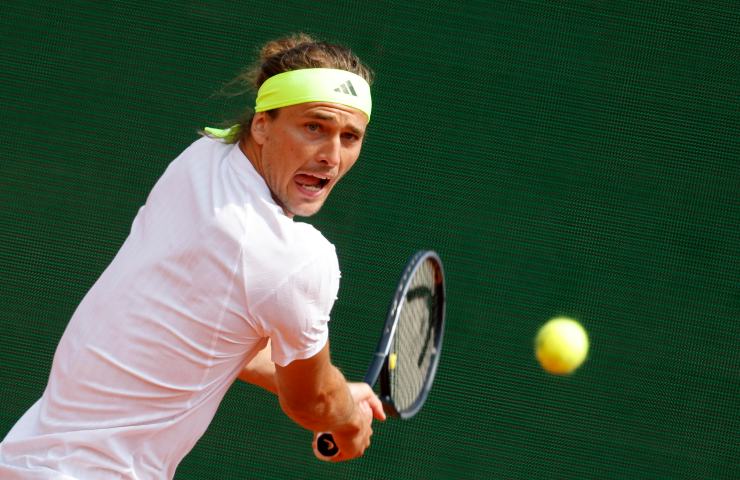 Alexander Zverev sul campo