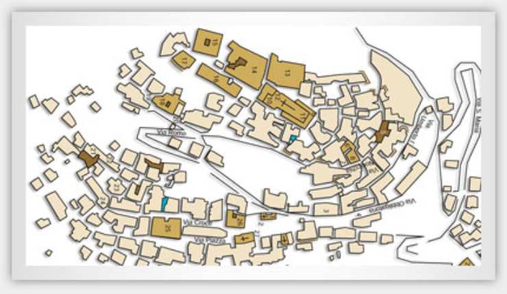 piantina del borgo