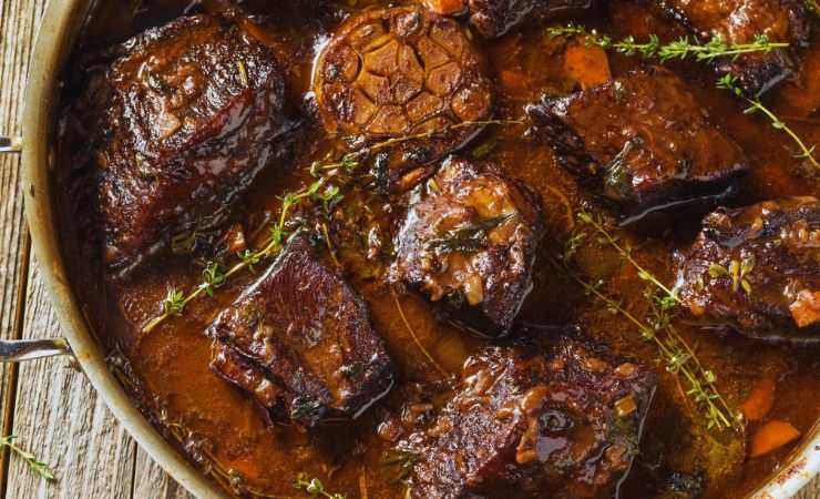 manzo brasato con sugo