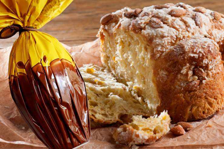 Colomba e uovo di Pasqua