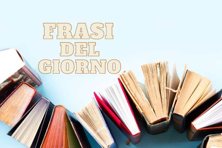 dei libri e una scritta