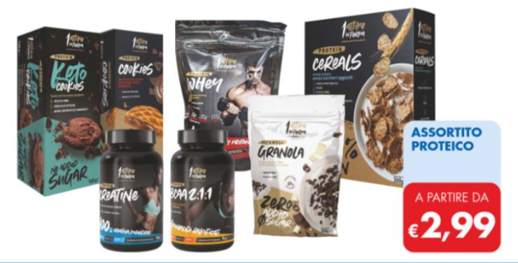 alimenti e integratori proteici