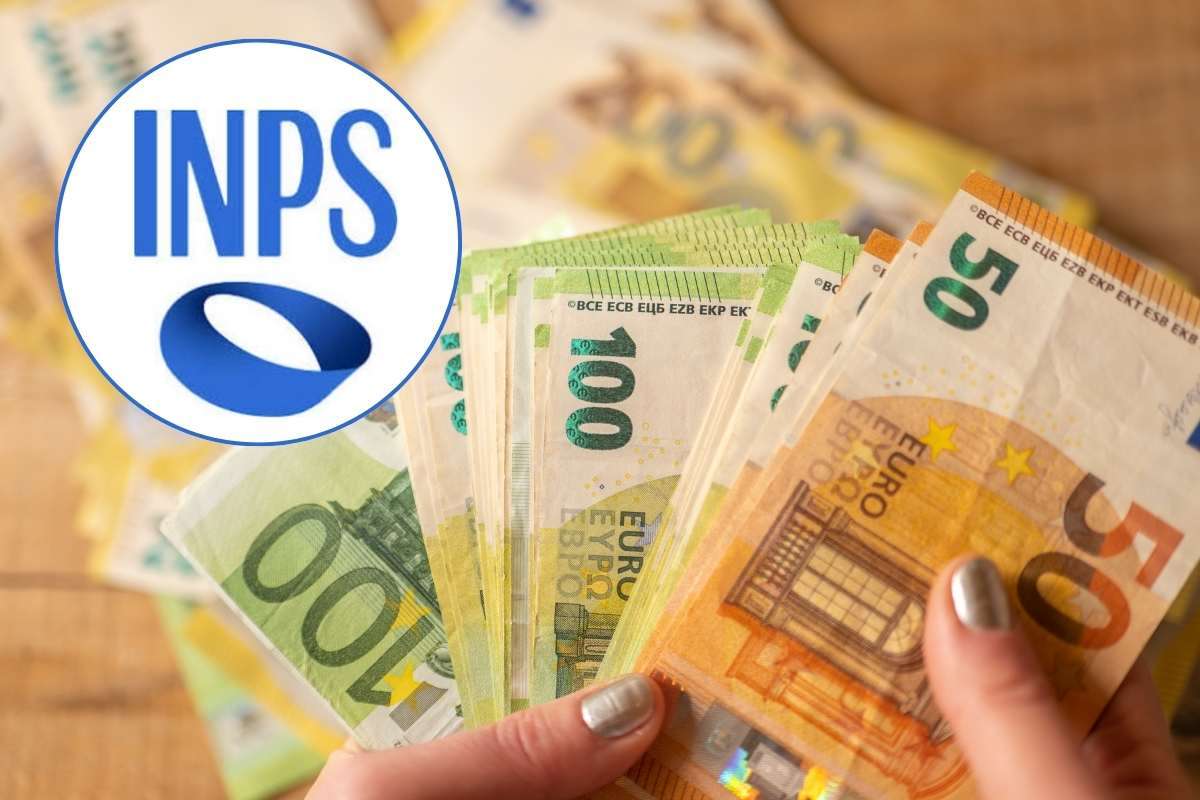 Soldi e logo INPS
