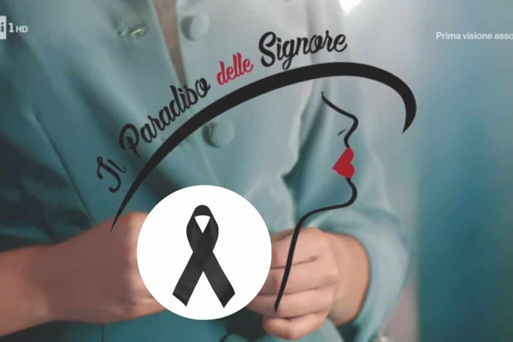 paradiso delle signore e lutto