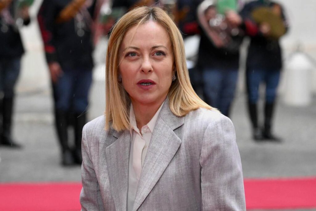 giorgia meloni in primo piano