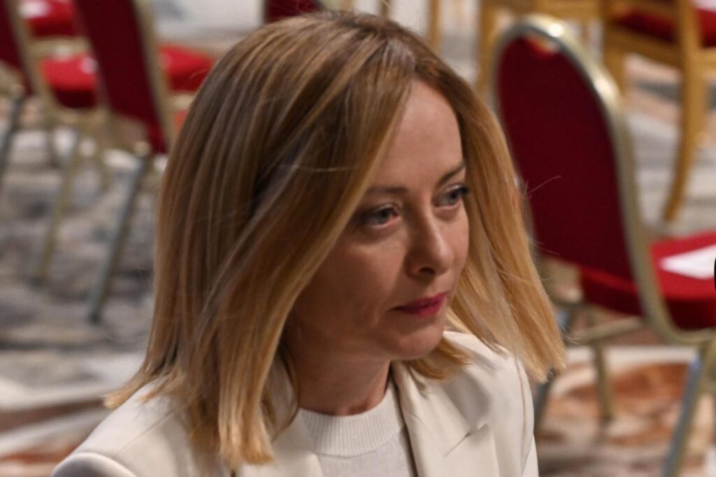 giorgia meloni in primo piano