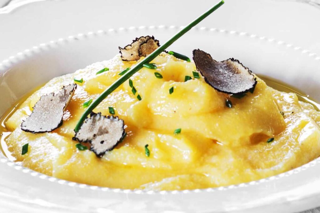 piatto con polenta