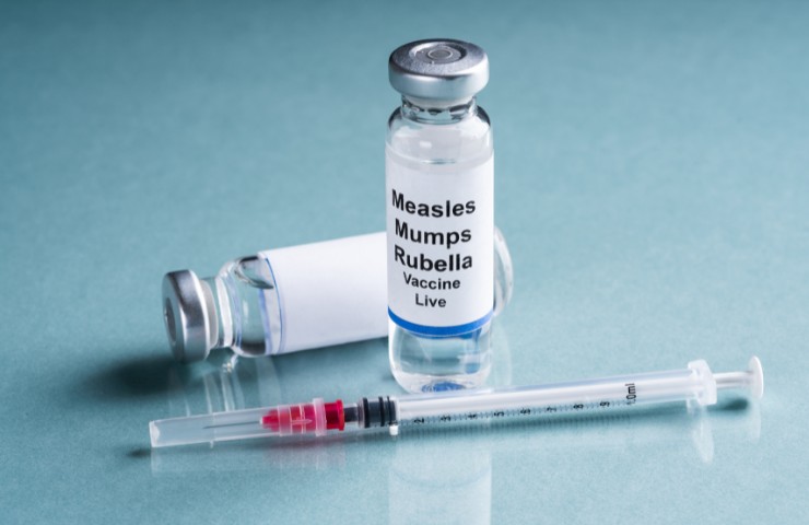 provetta di Vaccino contro il morbillo