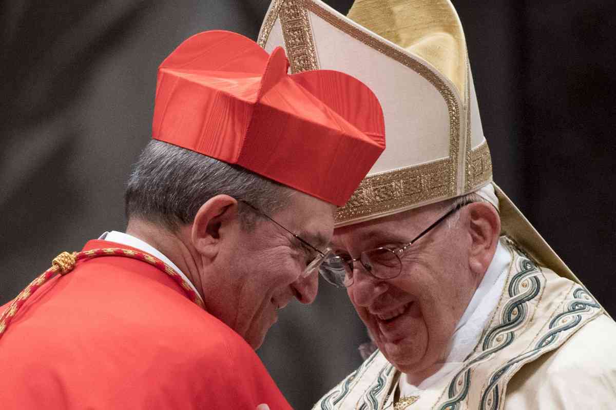 Petrocchi insieme a Bergoglio
