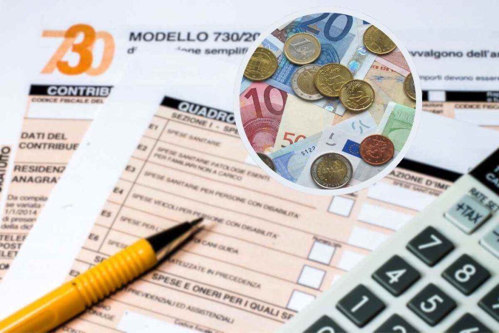 modello 730 e soldi
