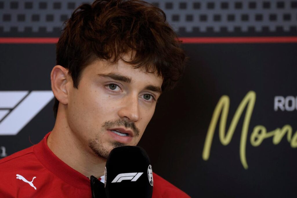 Charles Leclerc che parla